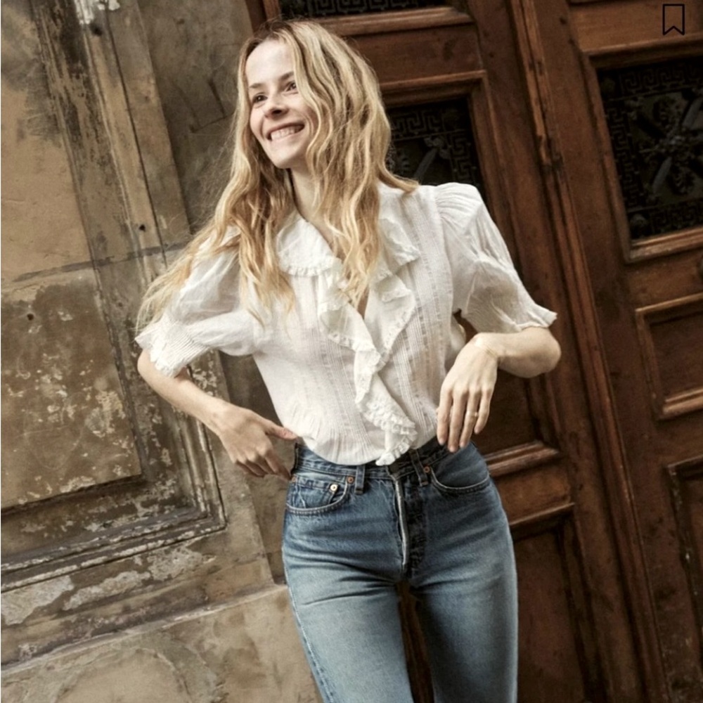 Down Henri Top Size S Salt